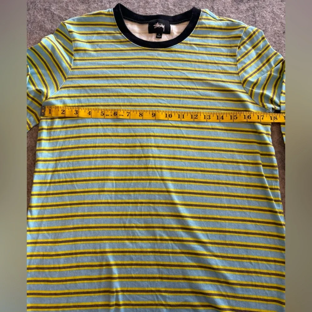 Stussy | Long Sleeve Striped‎ Blue & Green | Women’s Size Small